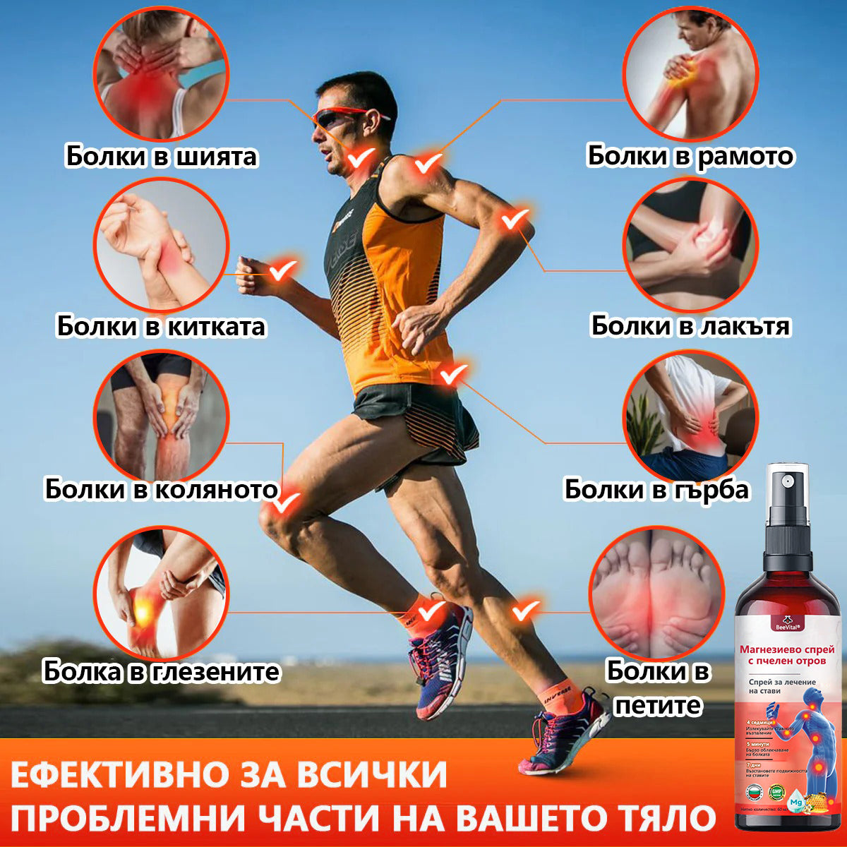 BeeVital®✅ Магнезиево спрей с пчелен отров